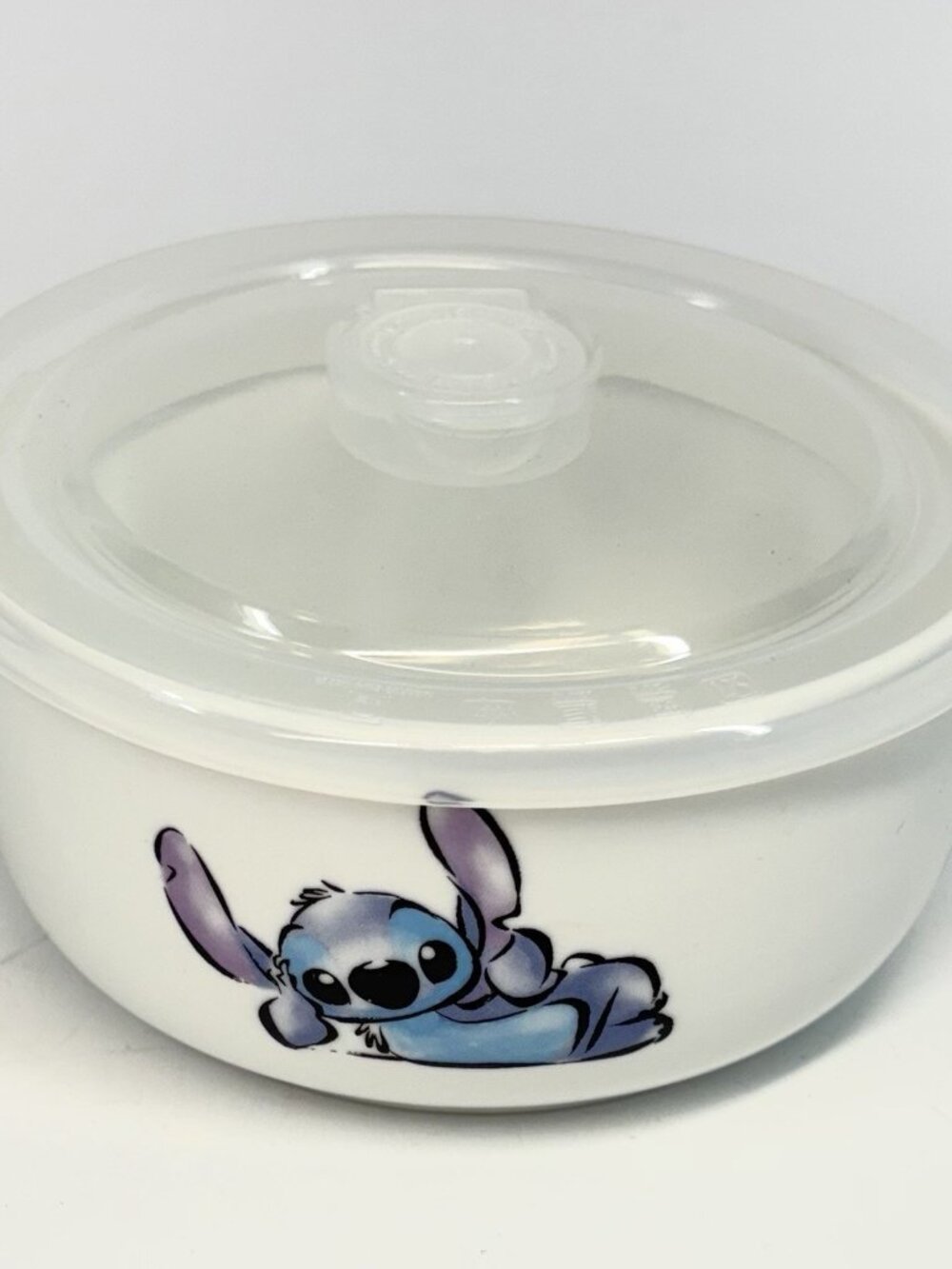 Disney Lilo Stitch Storage Microwave Kitchen Lid SMALL Ceramic Soup Bowl 5.5x2”